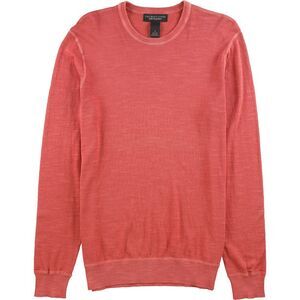 The Men's Store Mens Garment Dyed Sweatshirt, Red, NWT